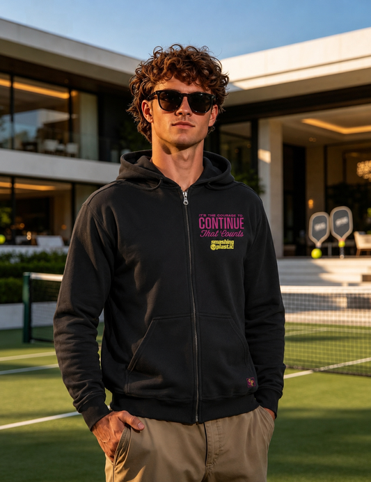 SMASH “Continue Anyway” Full-Zip Hoodie