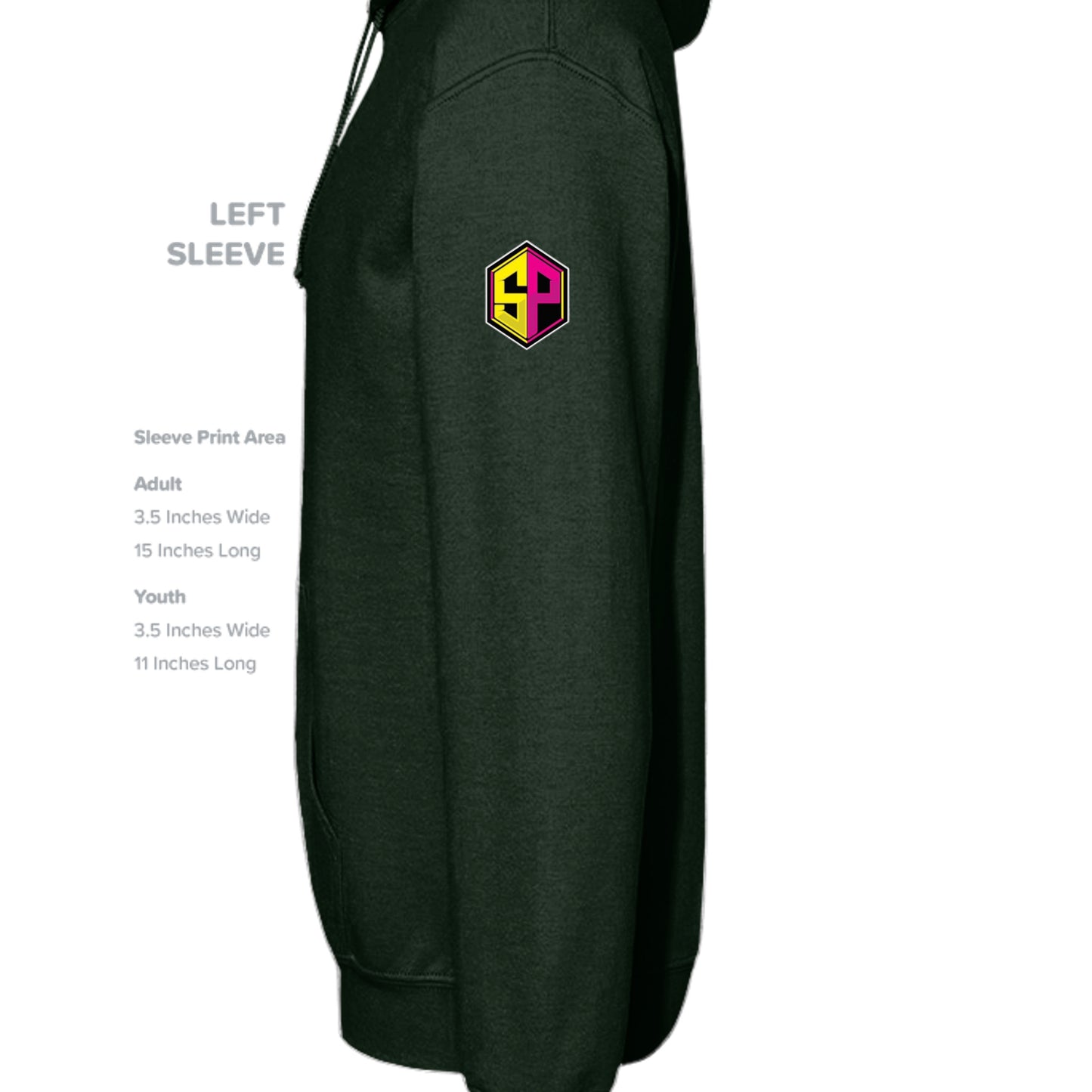FOREST GREEN - G186 - SLEEVE_LEFT