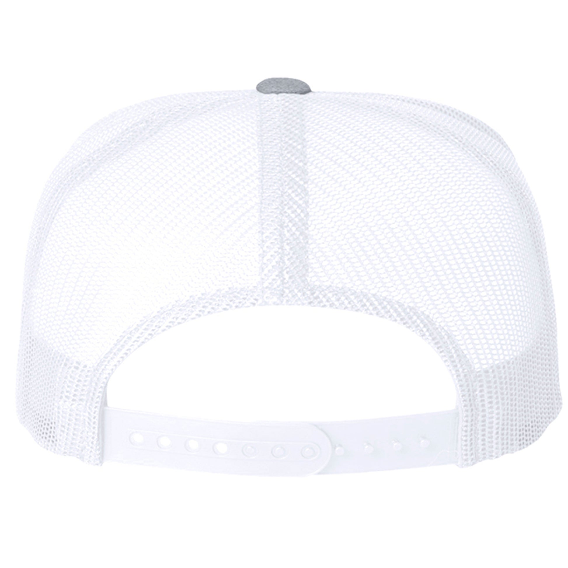 Heather Grey/ White - 6606 - BACK